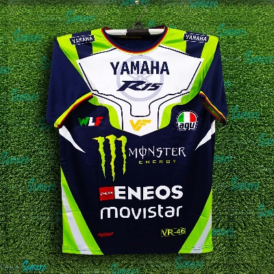 Picture of YAMAHA R15 Short Sleeve Bike Jersey For Men - Monster Jersey - Yamaha Bike Jersey