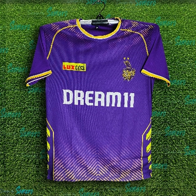 Picture of Kolkata Knight Riders Short Sleeve Cricket Jersey For Men - KKR Half Sleeve IPL Jersey - Kolkata Jersey 2025