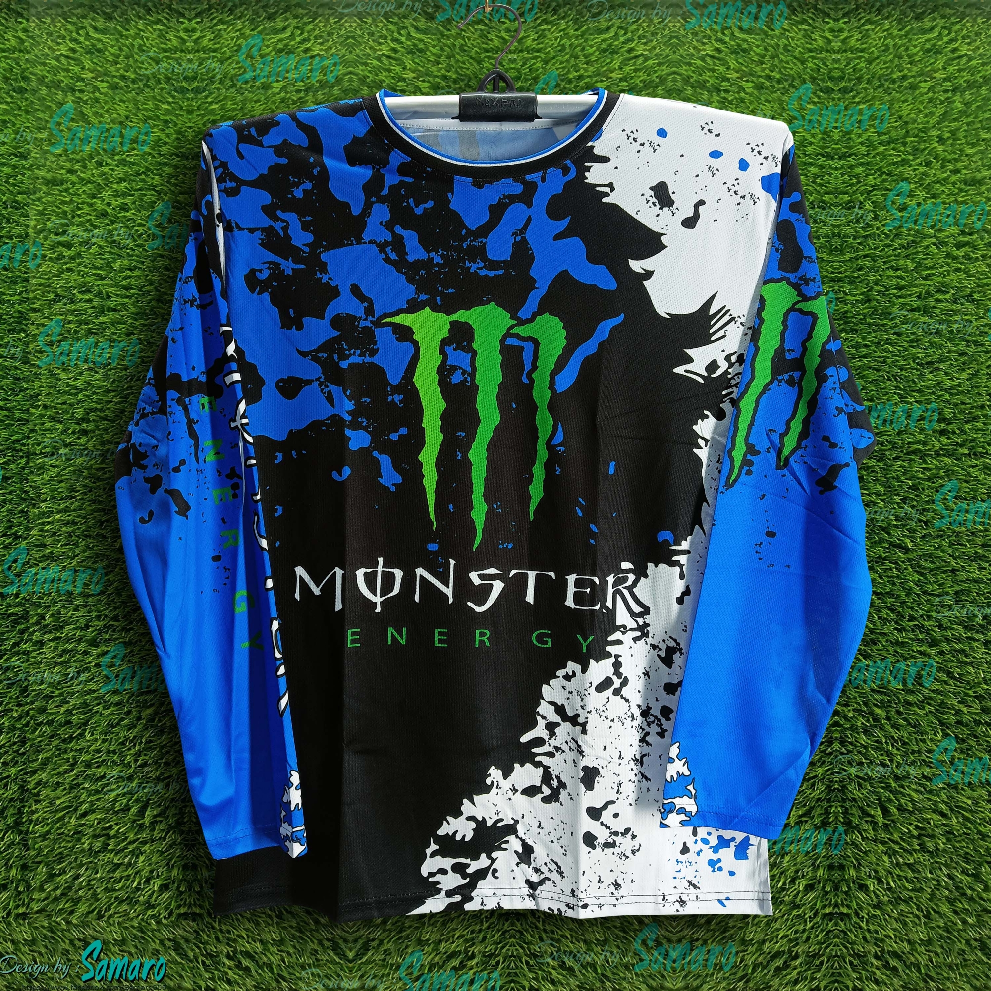 Picture of Monster Bike Full Sleeve Bike Jersey For Man - Bike T Shirt For Men - Monster Bike Jersey