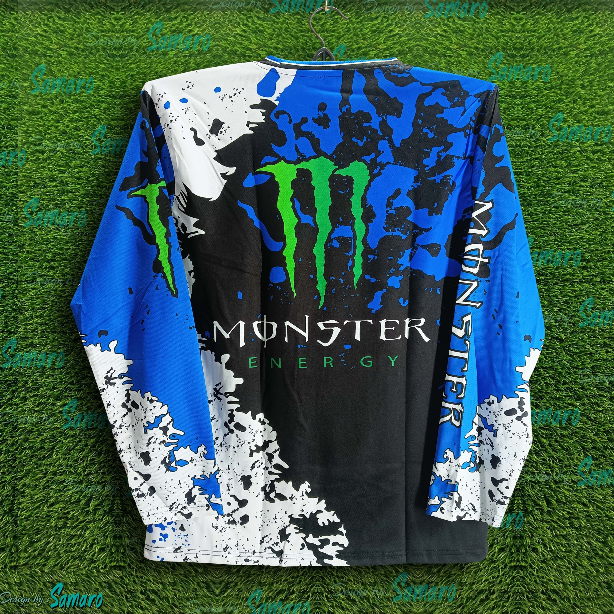 Picture of Monster Bike Full Sleeve Bike Jersey For Man - Bike T Shirt For Men - Monster Bike Jersey