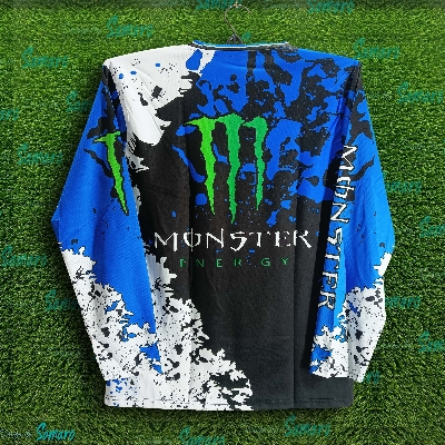 Picture of Monster Bike Full Sleeve Bike Jersey For Man - Bike T Shirt For Men - Monster Bike Jersey