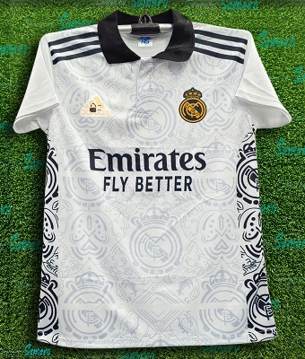 Picture of Real Madrid Jersey - Short sleeve Collar Jersey - Polo Jersey - Football Jersey