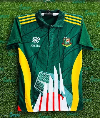 Picture of Bangladesh T20 World Cup Fan Jersey - Bangladesh Polo Jersey For Men - Bangladesh Cricket Jersey 2024
