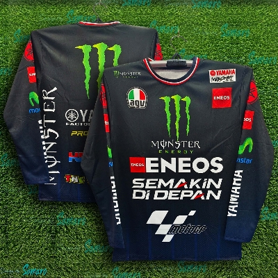 Picture of Monster Full Sleeve Bike Jersey For Men - Yamaha Bike Jersey - Monster Bike Jersey