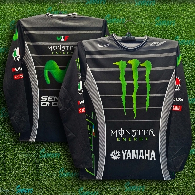 Picture of YAMAHA Monster Full Sleeve Bike Jersey - Monster Bike Jersey- Yamaha Bike Jersey