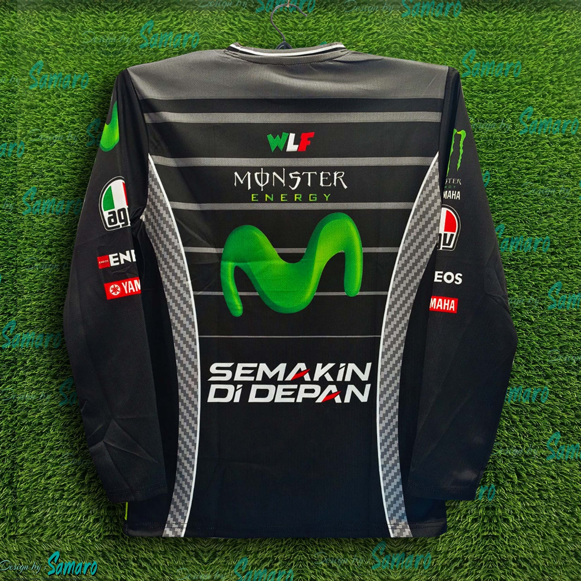 Picture of YAMAHA Monster Full Sleeve Bike Jersey - Monster Bike Jersey- Yamaha Bike Jersey