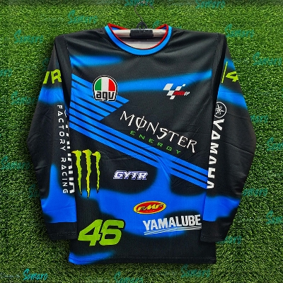 Picture of Monster 46 Full Sleeve Bike Jersey For Men - Bike T Shirt - Monster 46 Bike Jersey