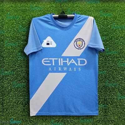 Picture of Manchester City Short Sleeve Football Jersey For Men - Half Sleeve T Shirt - Manchester City Jersey 2025