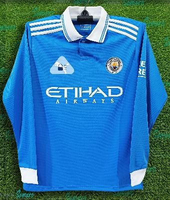 Picture of Manchester City Jersey 2023/24 - Full Sleeve Collar Thai Premium - Football Jersey