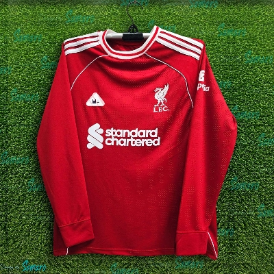 Picture of Liverpool Jersey 2025/2026 Thai Premium Football Jersey For Men - Long Sleeve Jersey - Liverpool Football Jersey 2025
