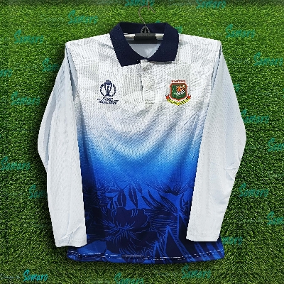 Picture of Bangladesh World Cup Jersey - Full Sleeve Polo Cricket Jersey - Bangladesh Cricket Jersey 2025-2026