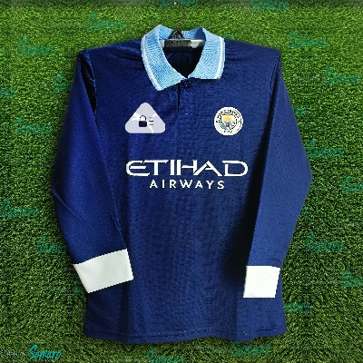 Picture of Manchester City Jersey 2025/26 Thai Premium Football Jersey For Men - Long Sleeve t shirt - Manchester City football Jersey 2025