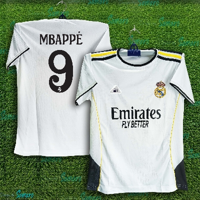 Picture of Real Madrid Jersey 2025/2026 Thai Premium Football Jersey For Men - Vini 7 and Mbappe 9 Jersey - Real Madrid Jersey 2025