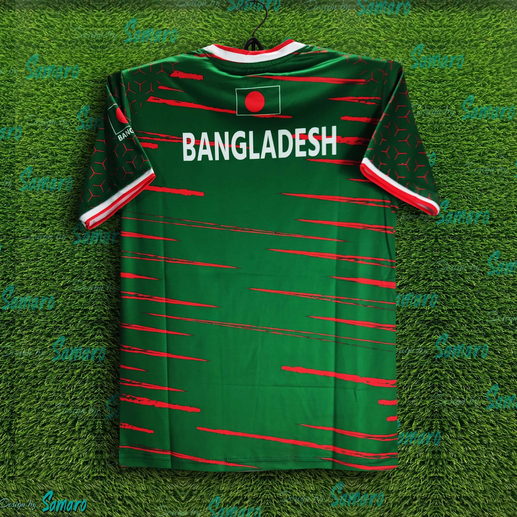 Picture of B-d Short Sleeve Thai Premium Football Jersey For Men - Banglades Fan  Jersey 2025/26