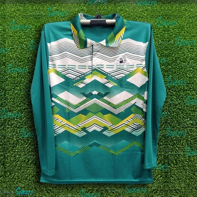 Picture of Stylish and Comfortable Full Sleeve Collar Polo Jersey For Men - Polo T Shirt For Men - Polo Jersey