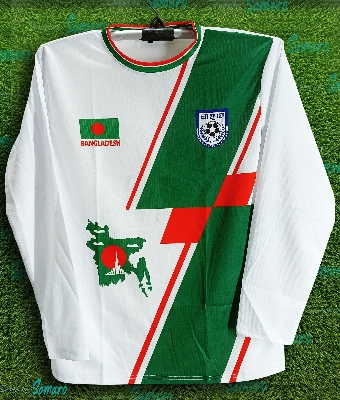 Picture of B-d Football Jersey - Full sleeve Banglades Fan Jersey for Man - Football Jersey