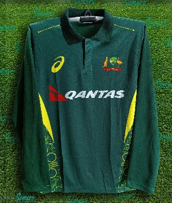 Picture of Australia Full Sleeve Polo Cricket Jersey For Man - Australia Jersey