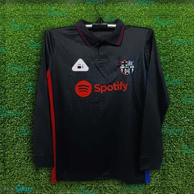 Picture of Arsenal Jersey 2025/26 Thai Premium Polo Football Jersey For Men - Long Sleeve Polo Jersey - Barcelona Football Jersey 2025