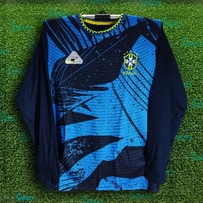 Picture of Brazil Full Sleeve Football Jersey For Men - Brazil T Shirt For Men - Brazil Jersey 2024-25