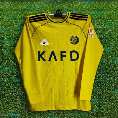 Picture of Al-Nassr Jersey 2025/2026 Thai Premium Football Jersey For Man - Long Sleeve Jersey - Al Nassr Jersey 2025