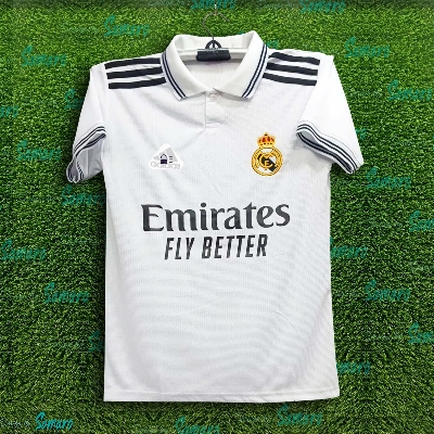 Picture of Real Madrid Thai Premium Short Sleeve Polo Football Jersey For Man - Half Sleeve T Shirt - Real Madrid Jersey 2025