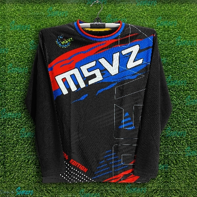 Picture of MSVZ Full Sleeve Bike Jersey For Man - MSVZ Long Sleeve Bike t-shirt - MSVZ Bike Jersey