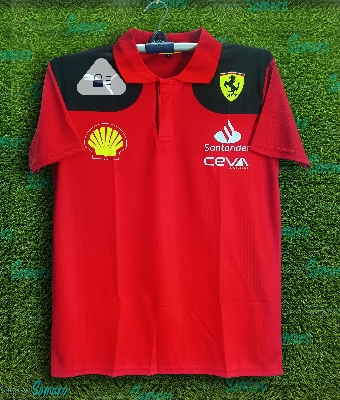 Picture of Ferrari 2024 Team Polo T Shirt For Man - Ferrari  Polo Jersey For Man - Ferrari Jersey 2024