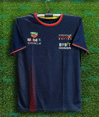 Picture of Oracle Mobil Racing 2025 Team Short Sleeve T Shirt For Man - Mobil Jersey For Man - Honda Jersey 2025