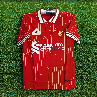 Picture of Liverpool Thai Premium Football Jersey For Man - Half Sleeve Polo Club T Shirt - Liverpool Football Jersey 2025