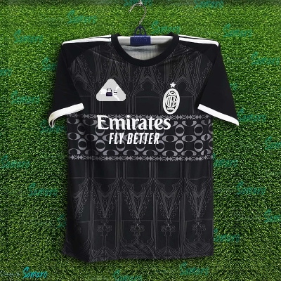 Picture of AC Milan Jersey 2025/2026 Thai Premium Football Jersey for men - Half Sleeve T-Shirt - AC Milan Football Jersey 2025