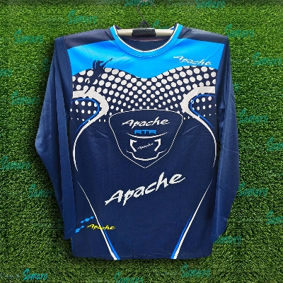 Picture of Apache Full Sleeve Bike Jersey For Man - Bike T Shirt For Man - Apache Bike Jersey