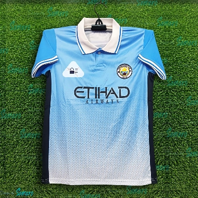 Picture of Manchester City Jersey 2025/2026 Thai Premium Football Jersey For Man - Half Sleeve Polo T Shirt - Manchester City Jersey 2025