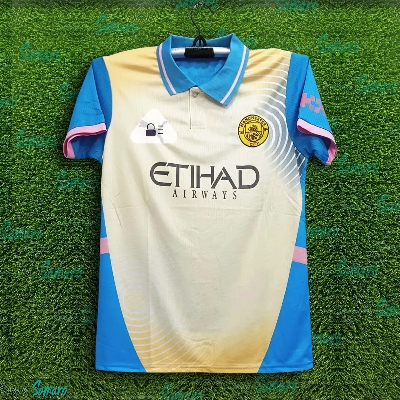 Picture of Manchester City Thai Premium Jersey For Man - Half Sleeve Polo - Manchester City Football Jersey 2025-26