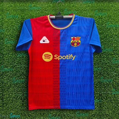Picture of Barcelona Short Sleeve Football Jersey For Men - Barcelona Football Jersey 2024-2025