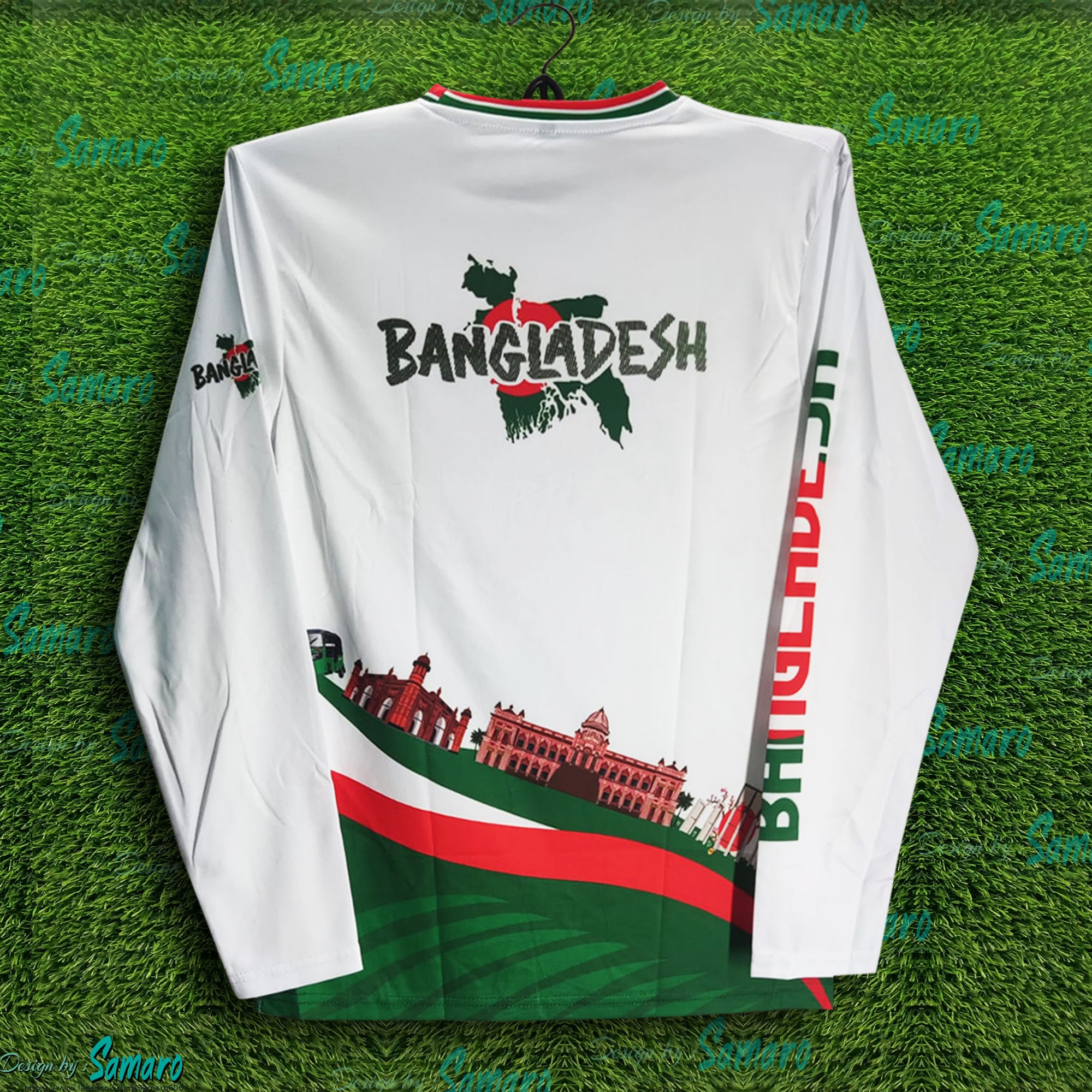 Picture of Cholo Bangladesh Tours Full sleeve Jersey For Man - Bangladesh T Shirt - Bangladesh Jersey 2025/26