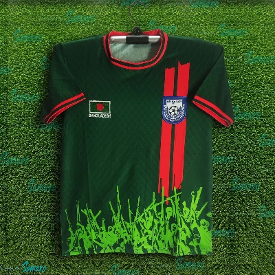 Picture of B-d Short Sleeve Thai Premium Football Jersey For Men - Banglades Fan Jersey 2025/26