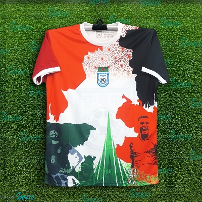 Picture of B-d Short Sleeve Thai Premium Football Jersey For Men - Banglades Fan Jersey 2025/26
