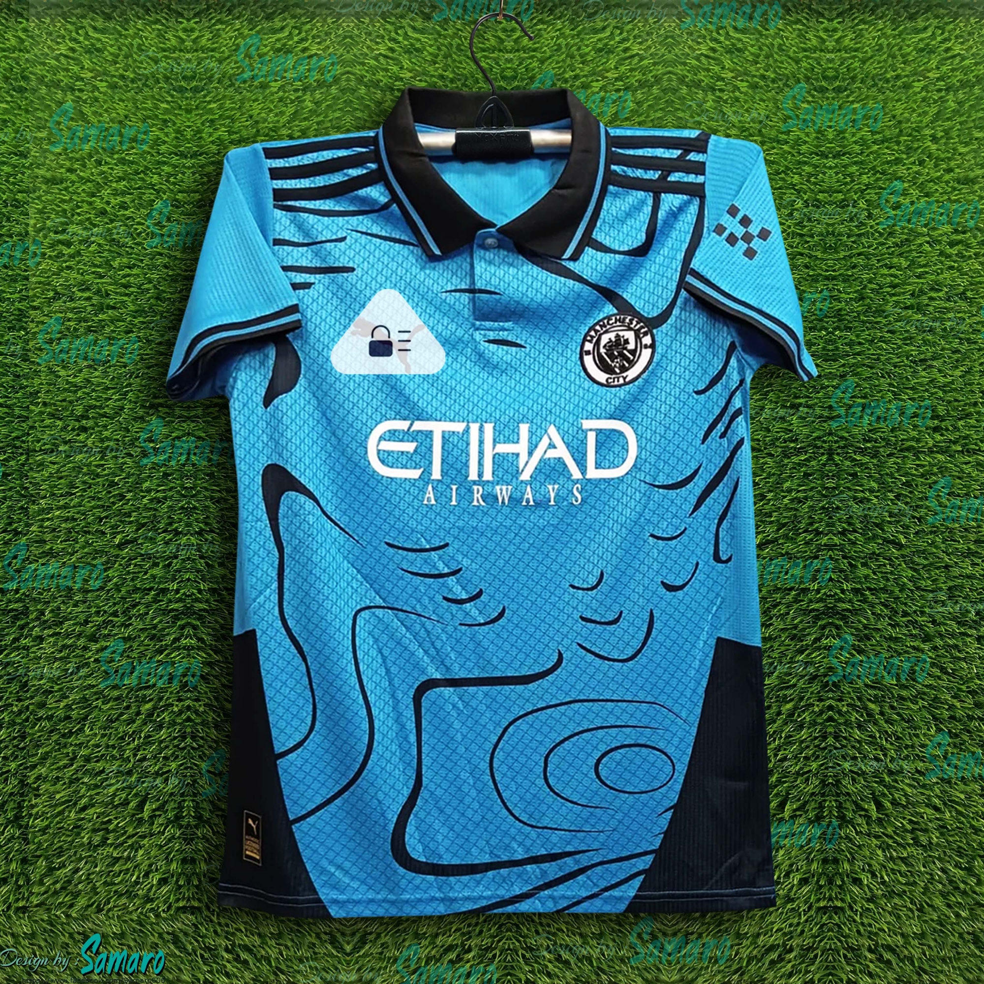 Picture of Manchester City Thai Premium Jersey For Man - Half Sleeve Polo - Manchester City Football Jersey 2025-26