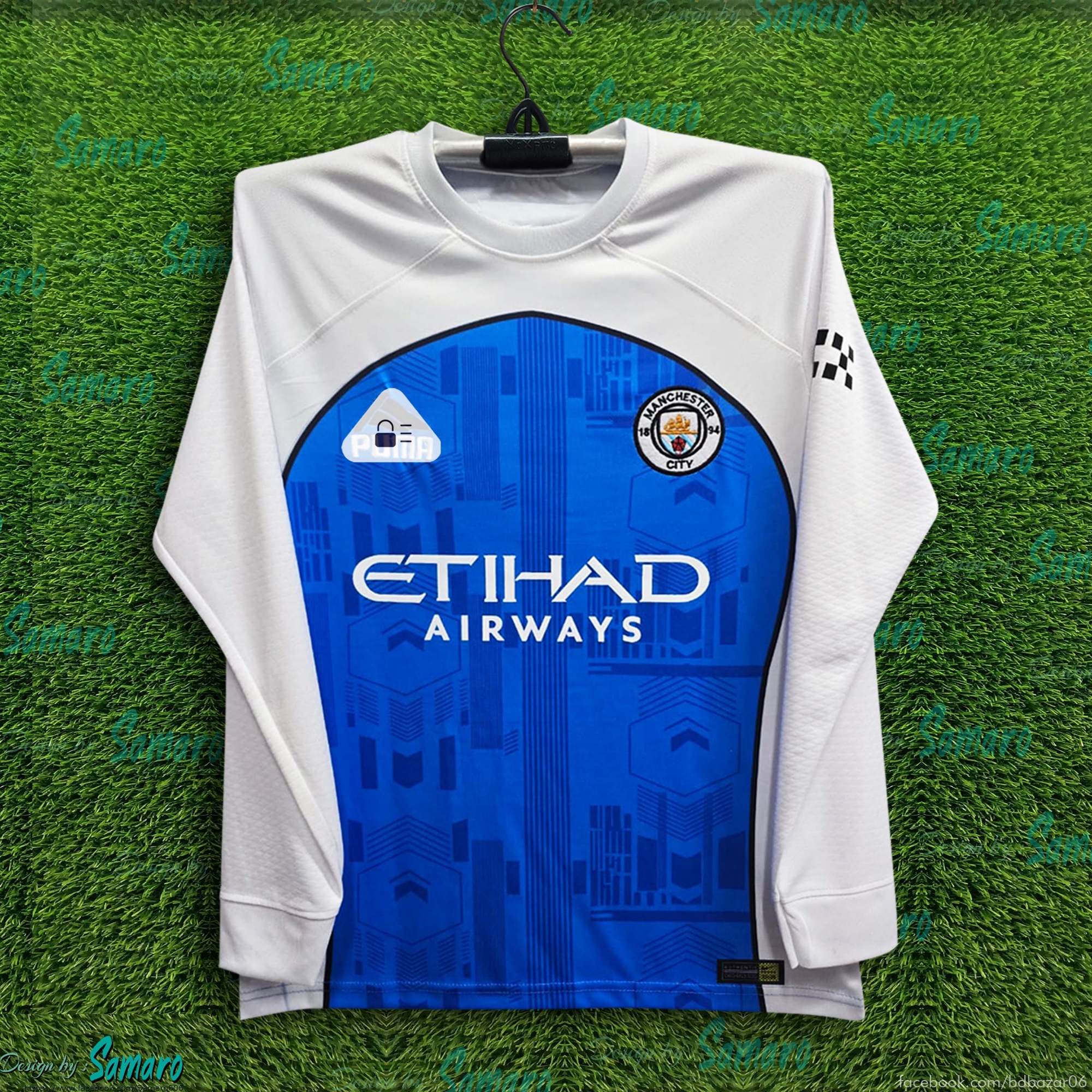 Picture of Manchester City Full Sleeve Jersey 2025/2026 Thai Premium Football Jersey For Man - Long Sleeve - Manchester City Football Jersey 2025