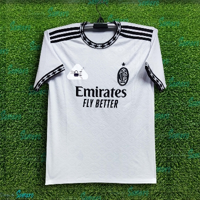 Picture of AC Milan Thai Premium Football Jersey For Men - Half Sleeve T Shirt - AC Milan Football Jersey 2025-26