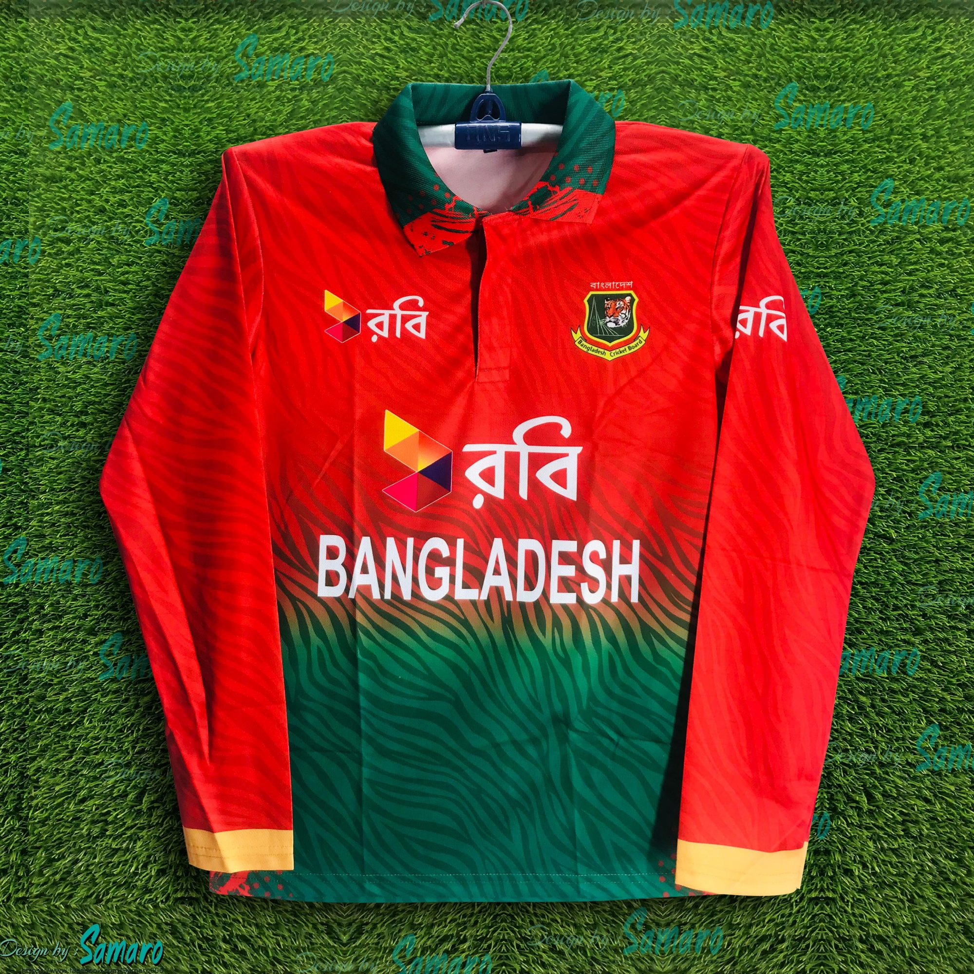 Picture of Bangladesh T 20 Cricket Jersey 2025/2026 Full Sleeve Jersey For Men - Long Sleeve t shirt - Bangladesh Cricket Jersey 2025