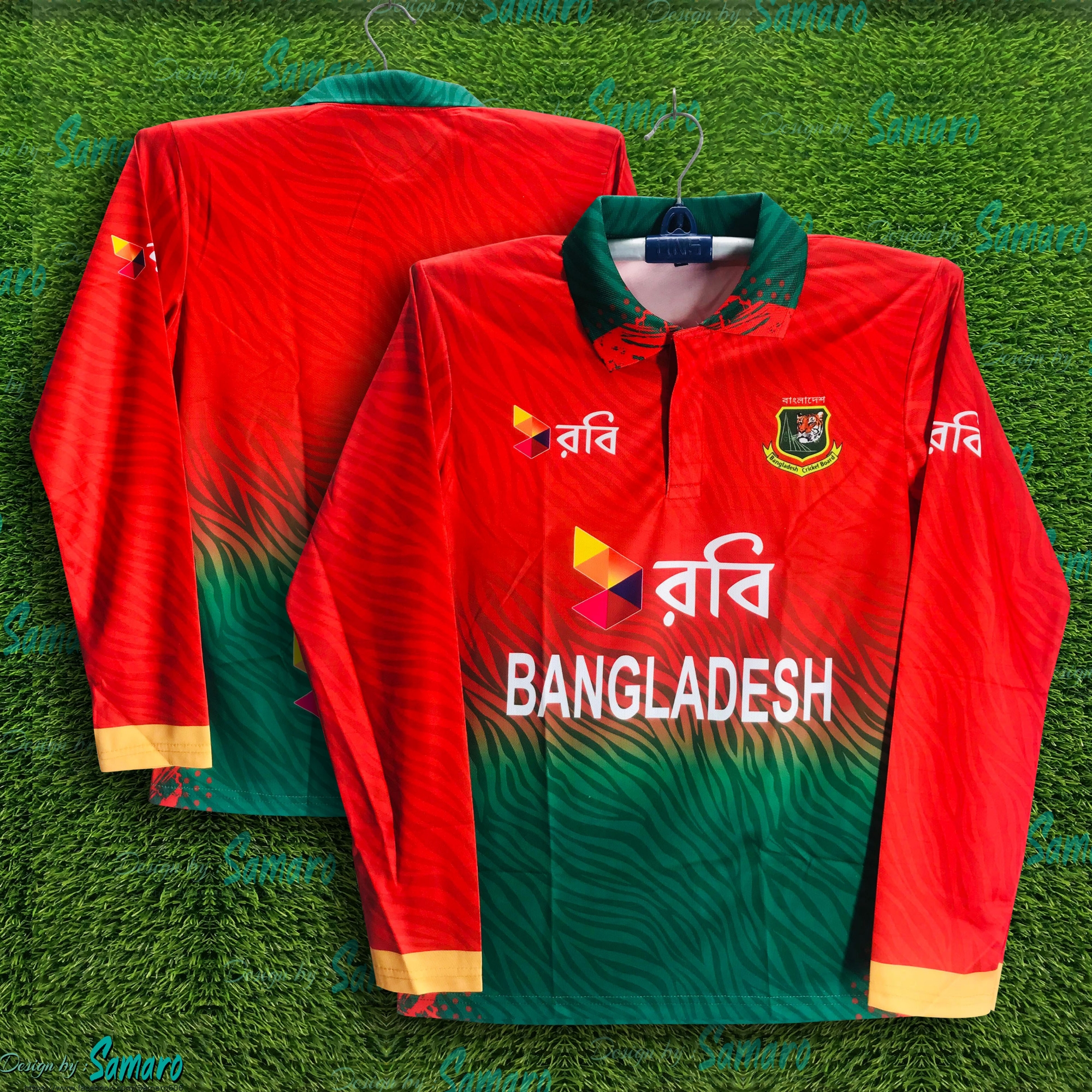 Picture of Bangladesh T 20 Cricket Jersey 2025/2026 Full Sleeve Jersey For Men - Long Sleeve t shirt - Bangladesh Cricket Jersey 2025