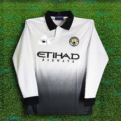Picture of Manchester City Thai Premium Full Sleeve Polo Football Jersey For Man - Manchester City Jersey 2024-25