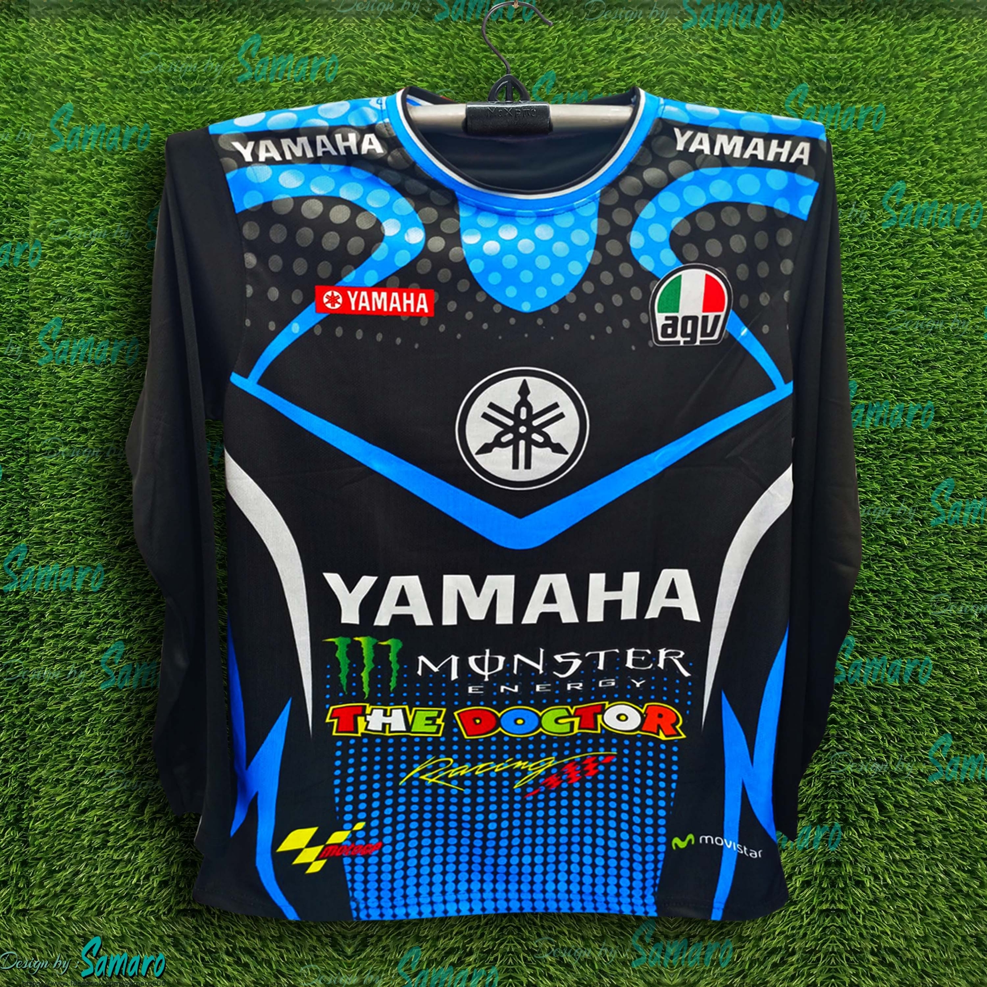 Picture of Yamaha Full sleeve Bike Jersey For Men - Monster Bike Jersey - Yamaha Bike Jersey