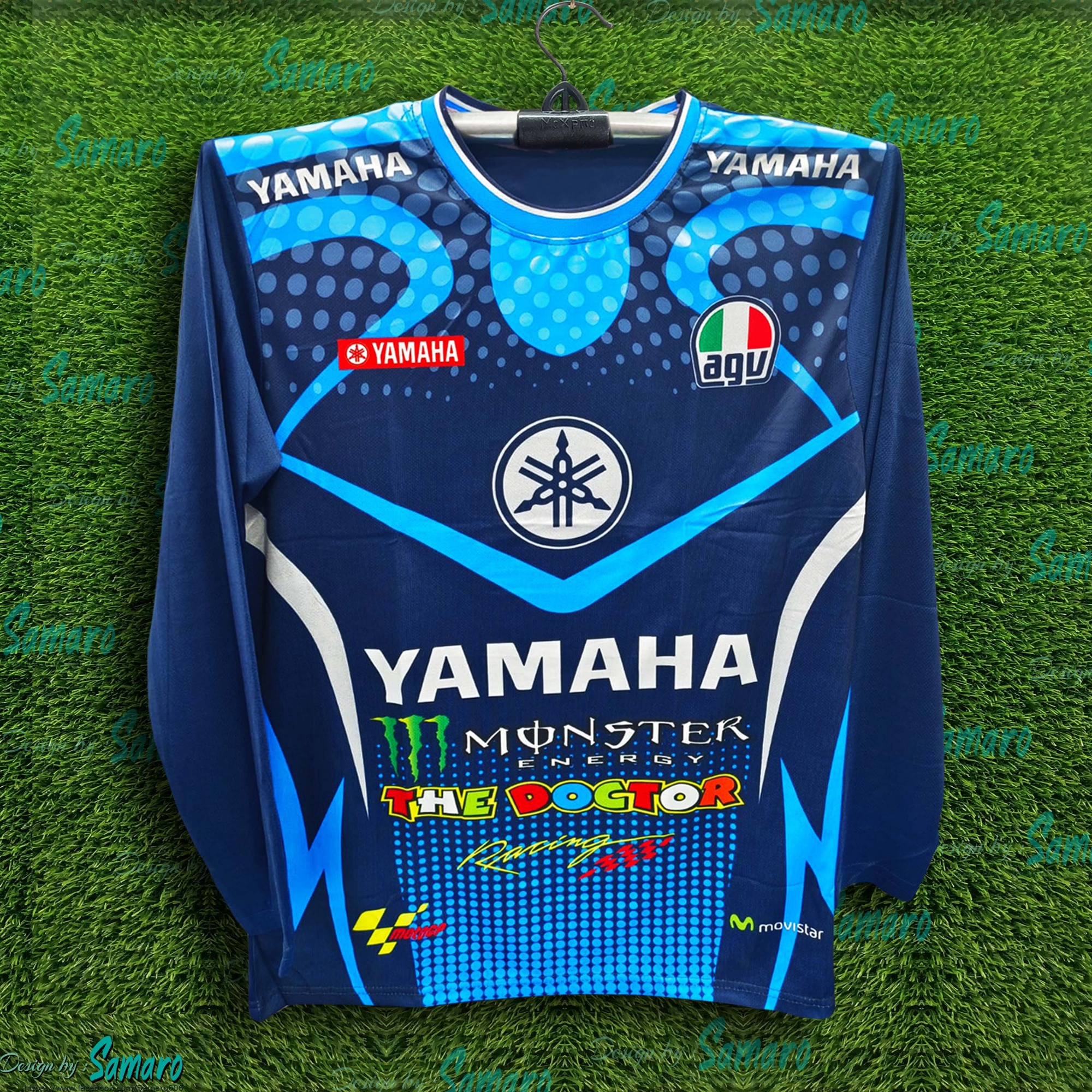 Picture of Yamaha Full sleeve Bike Jersey For Men - Monster Bike Jersey - Yamaha Bike Jersey