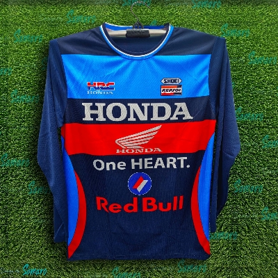 Picture of Honda Full Sleeve Bike Jersey For Men - Honda One Heart Bike Jersey - Honda Bike Jersey