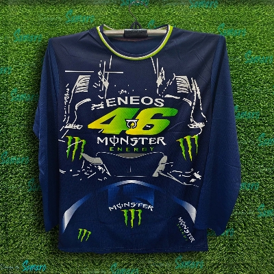 Picture of Monster 46 Full Sleeve Bike Jersey For Men - Bike T Shirt - Monster Bike 46 Jersey