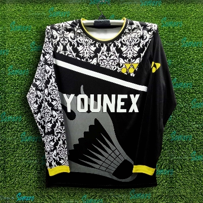 Picture of YOUNEX Full Sleeve Badminton Jersey For Men - winter jersey for men - Younex Jersey 2025-2026