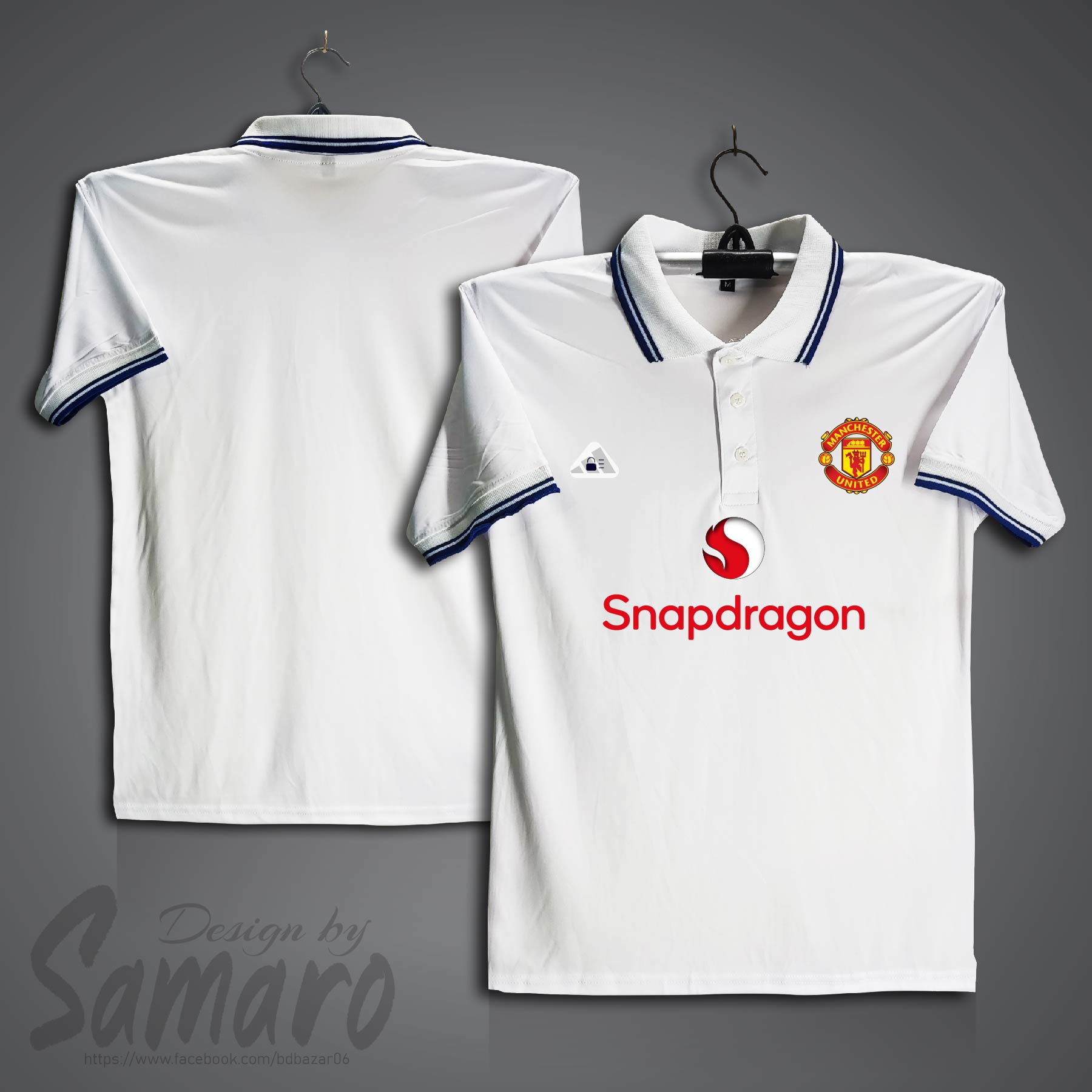 Picture of Man-u Short Sleeve Polo Football Jersey For Men - PP Micro Collar Polo Jersey - Man-u Jersey