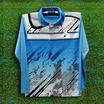 Picture of Stylish Full sleeve Collar Polo Jersey For Man - Polo T shirt For Man - Polo Jersey